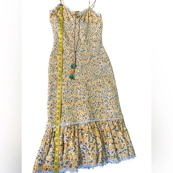 FARM Rio Vibrant Yellow Floral Maxi Dress - Picture 6 of 8